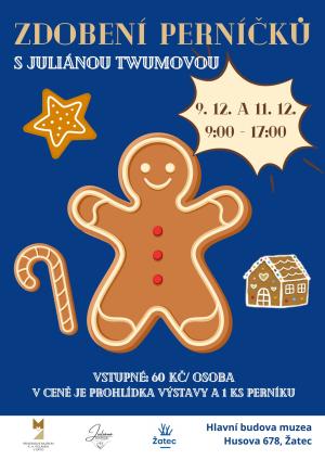 zdobení perníčků s Juliánou