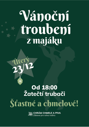 vánoční troubení z majáku