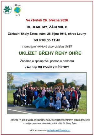 úklid břehů řeky