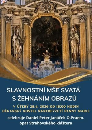 mše svatá s žehnáním obrazů